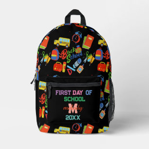 Sac À Dos Imprimé tendance dynamique personnalisable Retour au Motif