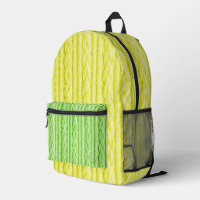 TEXTURE DE KNIT VERT ET JAUNE CLAIR