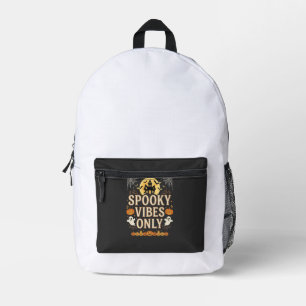 Sac À Dos Imprimé Thèmes effrayants pour Halloween Château Fantôme D
