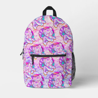 Sac À Dos Imprimé Tigre neige mignonne Neon Kidcore