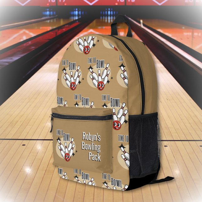 Sac À Dos Imprimé Time to Bowl Personalized (Créateur téléchargé)