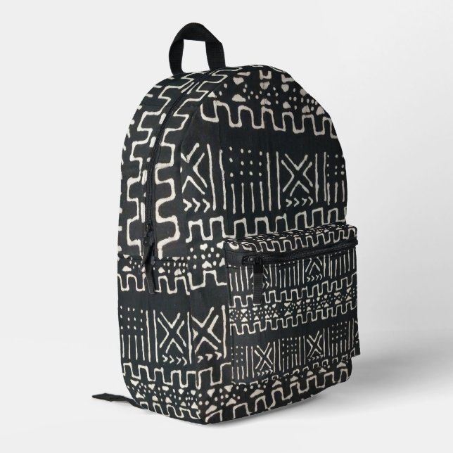 Sac À Dos Imprimé Tissu boueux (Coin arrière gauche)