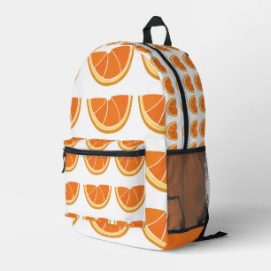 Sac À Dos Imprimé Tranches de fruits orange