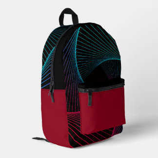 Sac À Dos Imprimé "Traveling through the Grid" Retro Backpack