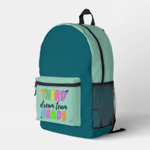 Sac À Dos Imprimé Troisième année, couleur mignonne Retour à l'école