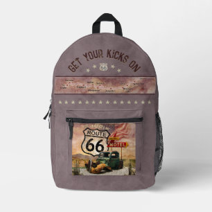 Sac À Dos Imprimé Trouvez vos coups de pied sur la route 66