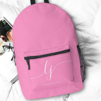 Typographie féminine rose chaud Nom Girl