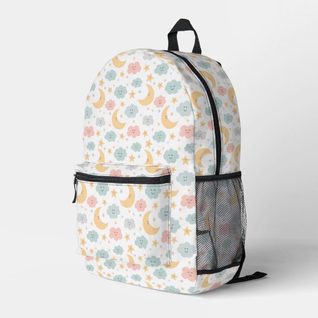 Sac À Dos Imprimé Un beau regard dans le Motif du ciel (Coin arrière droit)