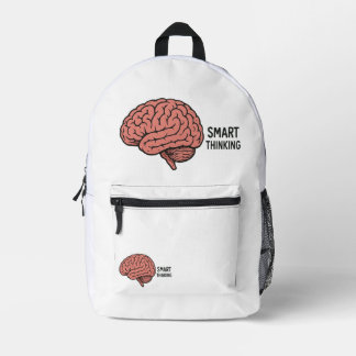 Sac À Dos Imprimé Une pensée intelligente Le pouvoir du cerveau