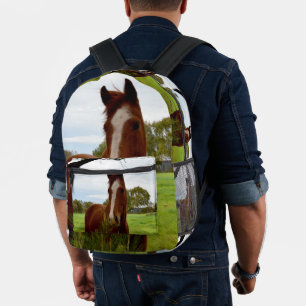 Sac À Dos Imprimé "Une ruche de la nature : un cheval de châtaignier