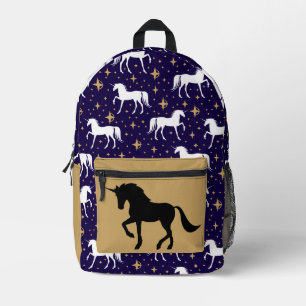 Sac À Dos Imprimé Unicornes Silhouette