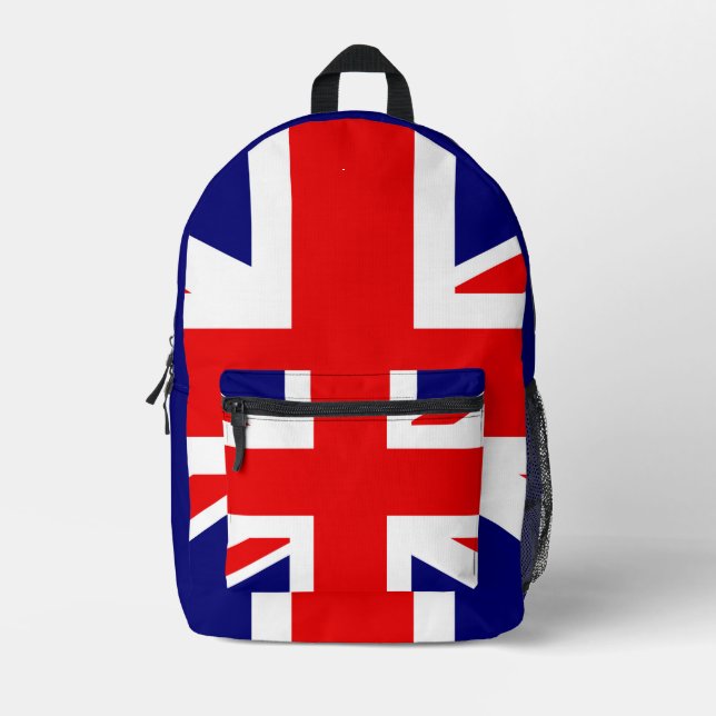SAC À DOS IMPRIMÉ UNION JACK - LE DRAPEAU BRITANNIQUE (Recto)