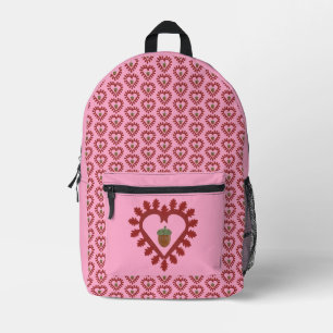Sac À Dos Imprimé Valentines Jour Amour Coeur Acorn Motif