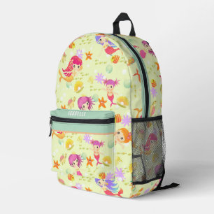 Sac À Dos Imprimé Vert des sirènes