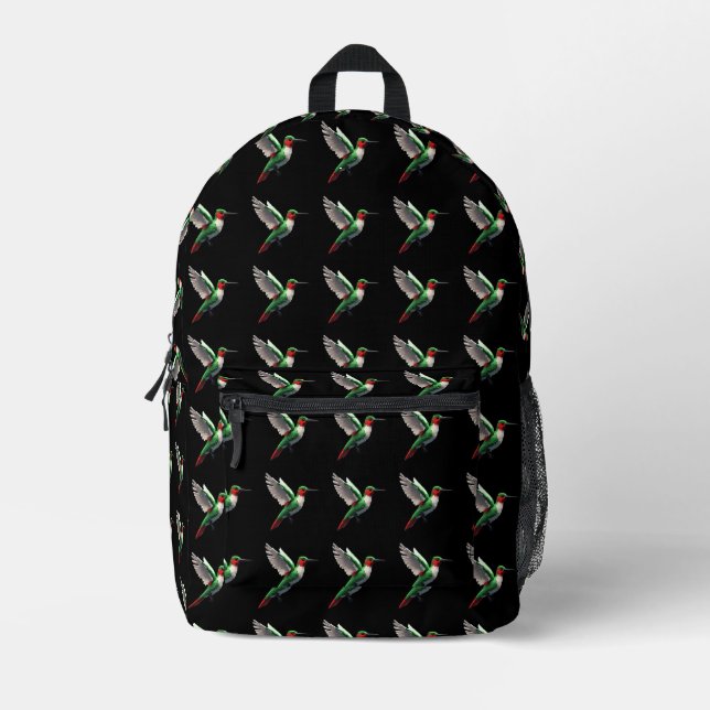 Sac À Dos Imprimé Vert pixel (Recto)