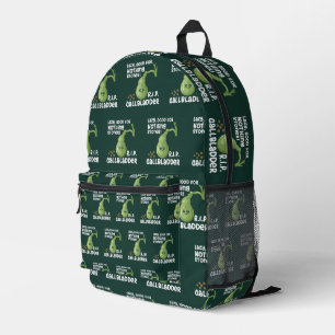 Sac À Dos Imprimé Vessie De Galles De Lazage Bon Pour Rien De Stoner