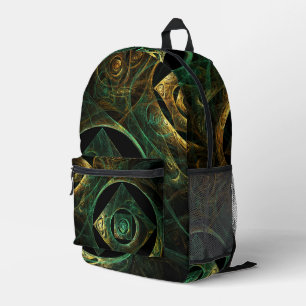 Sac À Dos Imprimé Vibrations magiques Art Abstrait