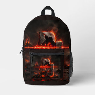 Sac À Dos Imprimé Volcanic Pulse DJ