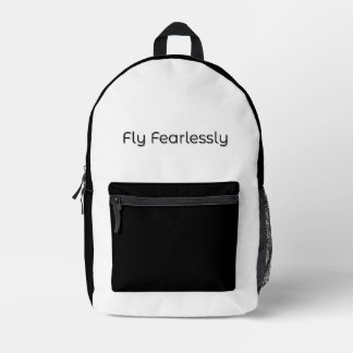 Sac À Dos Imprimé Voyagez sans crainte Citation Inspirationnelle Avi