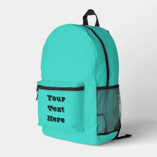 Sac À Dos Imprimé Vrai bleu turquoise bleu vert Sud-ouest couleur so