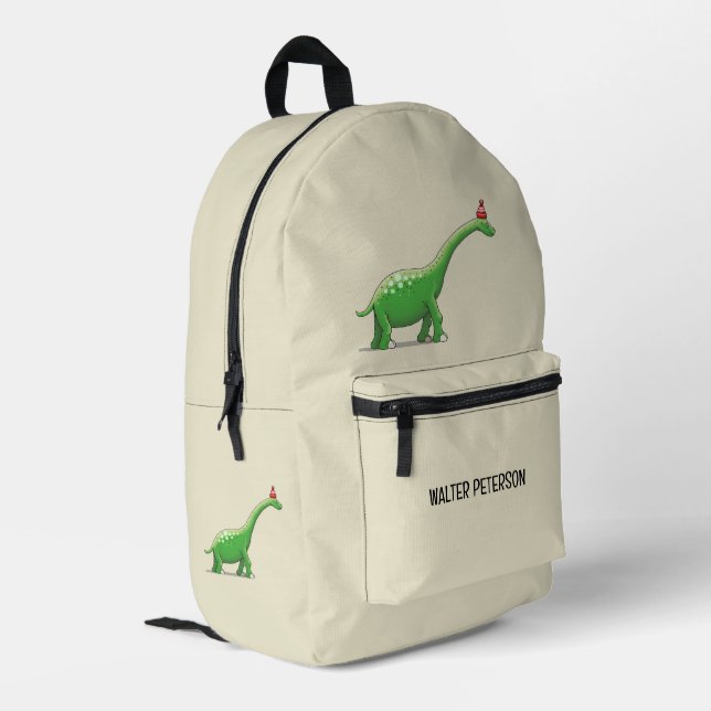 Sac À Dos Imprimé Walter le Dinosaur (Coin arrière gauche)