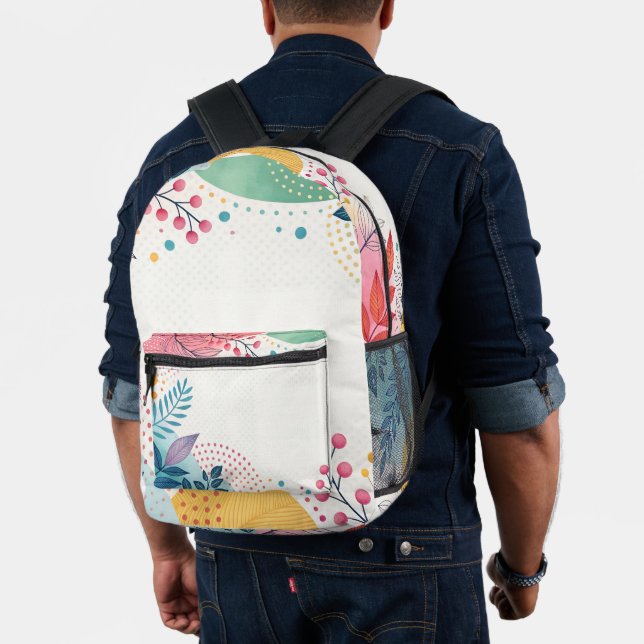 Sac À Dos Imprimé Watercolor Whimsy (Insitu (Modèle))