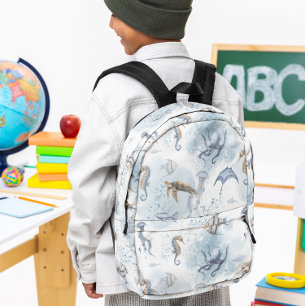 Sac À Dos Imprimé Whimsical Underwater World - Sea Creats Motif