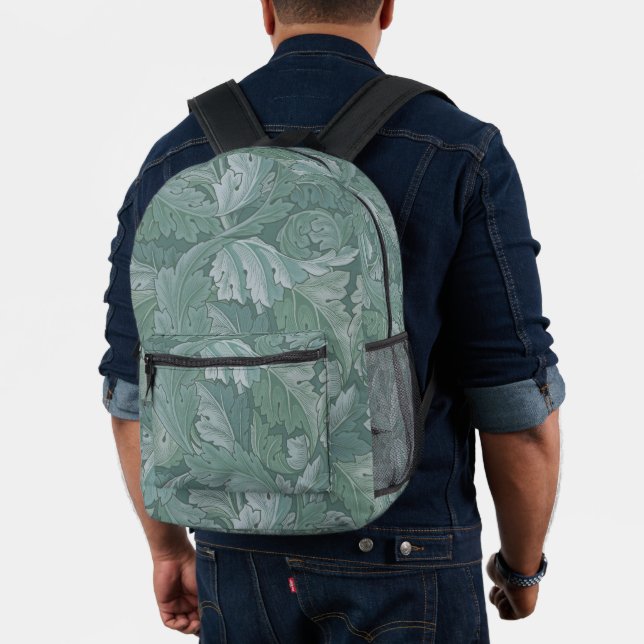 Sac À Dos Imprimé William Morris Acanthus Botanical Harmony Classic (Insitu (Modèle))