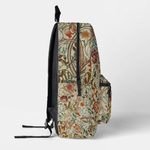 Sac À Dos Imprimé William Morris Acanthus Broderie Motif Floral
