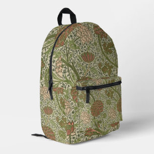 Sac À Dos Imprimé William Morris Cray Fleur de Sauge Floral Botaniqu