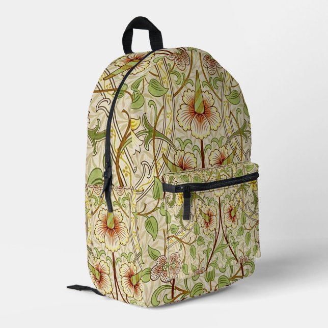 Sac À Dos Imprimé William Morris Daffodil Fond d'écran classique (Coin arrière gauche)