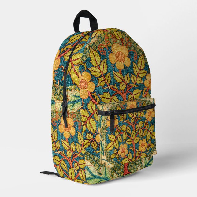 Sac À Dos Imprimé William Morris Rose Wreath : Arts et Métiers class (Coin arrière gauche)