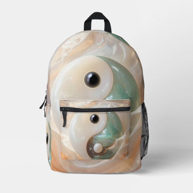 Sac À Dos Imprimé YIN ET YANG - Yijing (Recto)