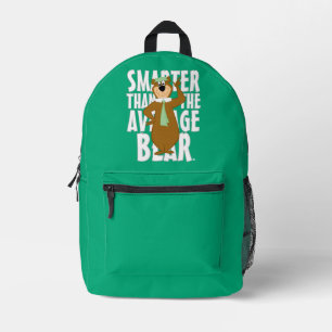 Sac À Dos Imprimé Yogi "Plus Intelligent Que L'Ours Moyen"