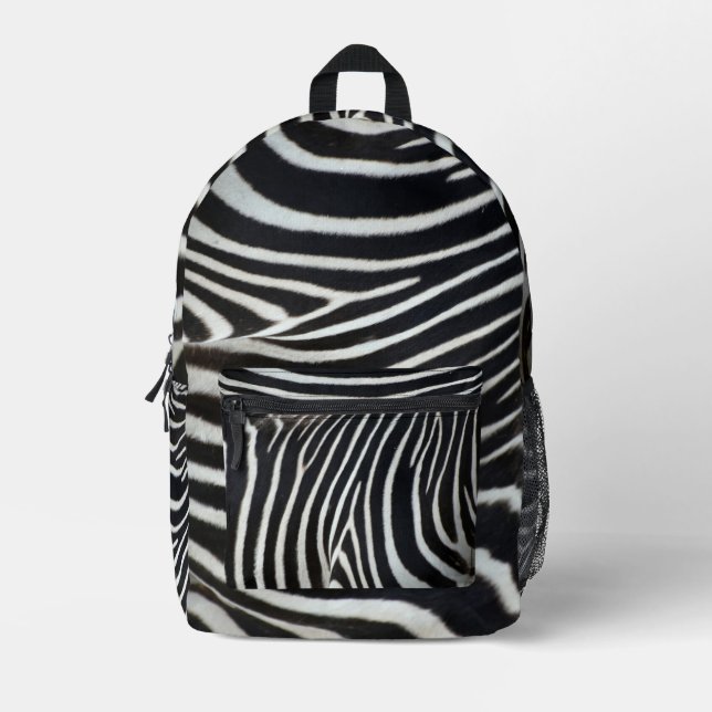 Sac À Dos Imprimé Zebra (Recto)