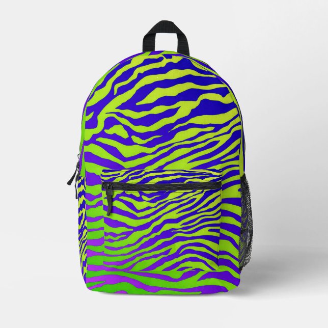 Sac À Dos Imprimé Zèbre vert (Recto)