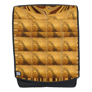 Sac À Dos Infinie Golden Giraffe Animal Motif Art Imprimer