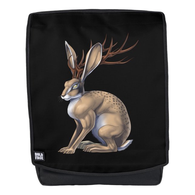 Sac À Dos Jackalope Cryptid Animal (Devant)