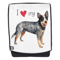 J'aime mon chien australien de bétail