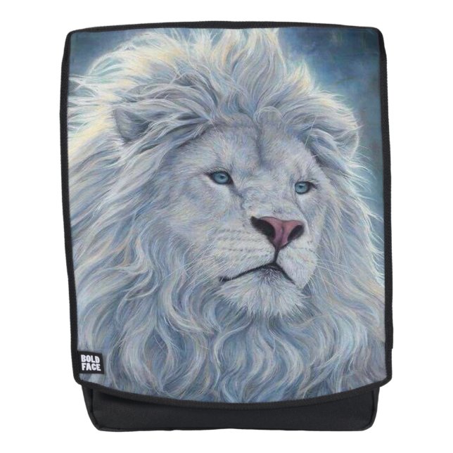 Sac À Dos Lion Blanc (Devant)