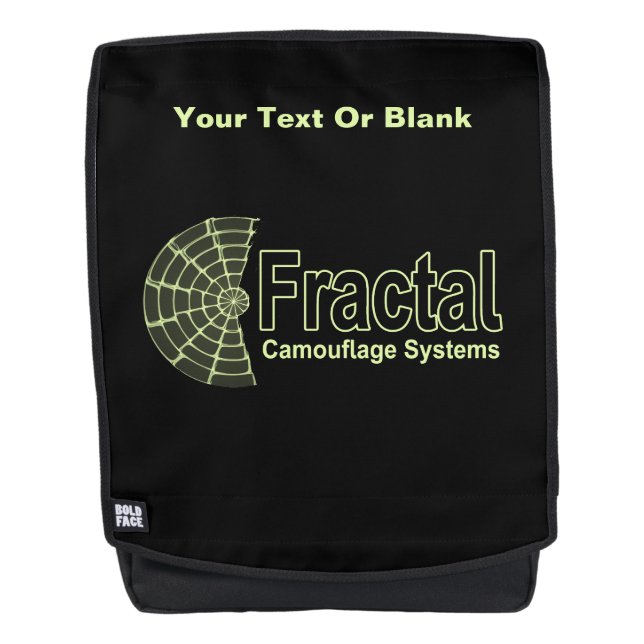 Sac À Dos Logo des systèmes de camouflage fractal (Devant)