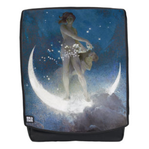 Sac À Dos Luna Goddess at Night Scattering Stars