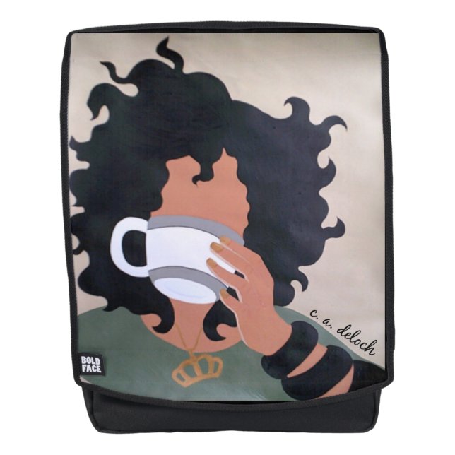 Sac À Dos "Mais d'abord, café " (Devant)