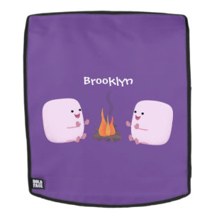 Sac À Dos Marshmallows mignons roses par dessin animé sur le