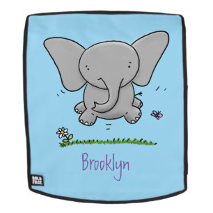 Sac À Dos Mignon bébé éléphant adorable illustration de dess