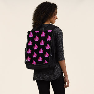 Sac À Dos Motif de feuille d'érable rouge d'automne sur fond