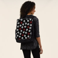 Motif de pattes, Pattes blanches, Pattes rouges, C