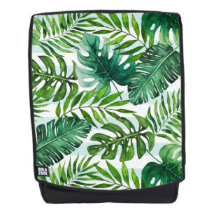 Sac À Dos Motif Feuille de Monstera Palm aux aquarelles trop