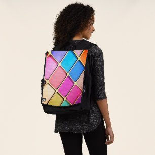Sac À Dos Motif géométrique couleur vif