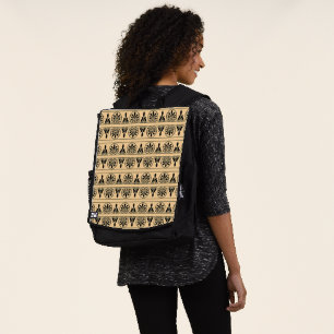 Sac À Dos Motif méditerranéen grec Arabesque Brown